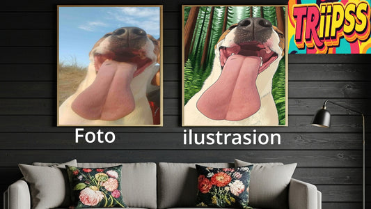 Retrato Personalizado / Ilustración Digital De Mascotas