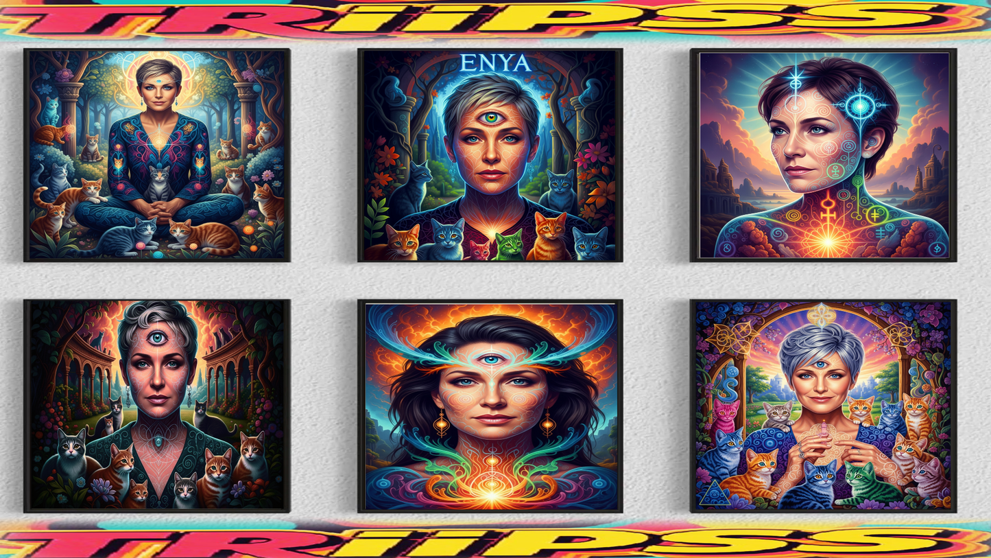 ✨ Colección Enya Esencial: 16 Obras Digital Unicas inspiradas en la Reina Celta ✨