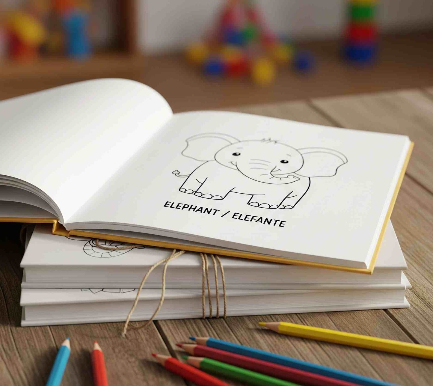 Libro de Colorear Bilingüe para Infancias Inquietas (Español/Inglés)