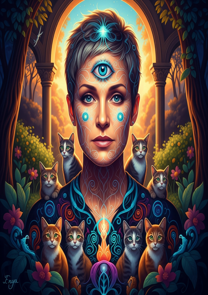✨ Colección Enya Esencial: 16 Obras Digital Unicas inspiradas en la Reina Celta ✨
