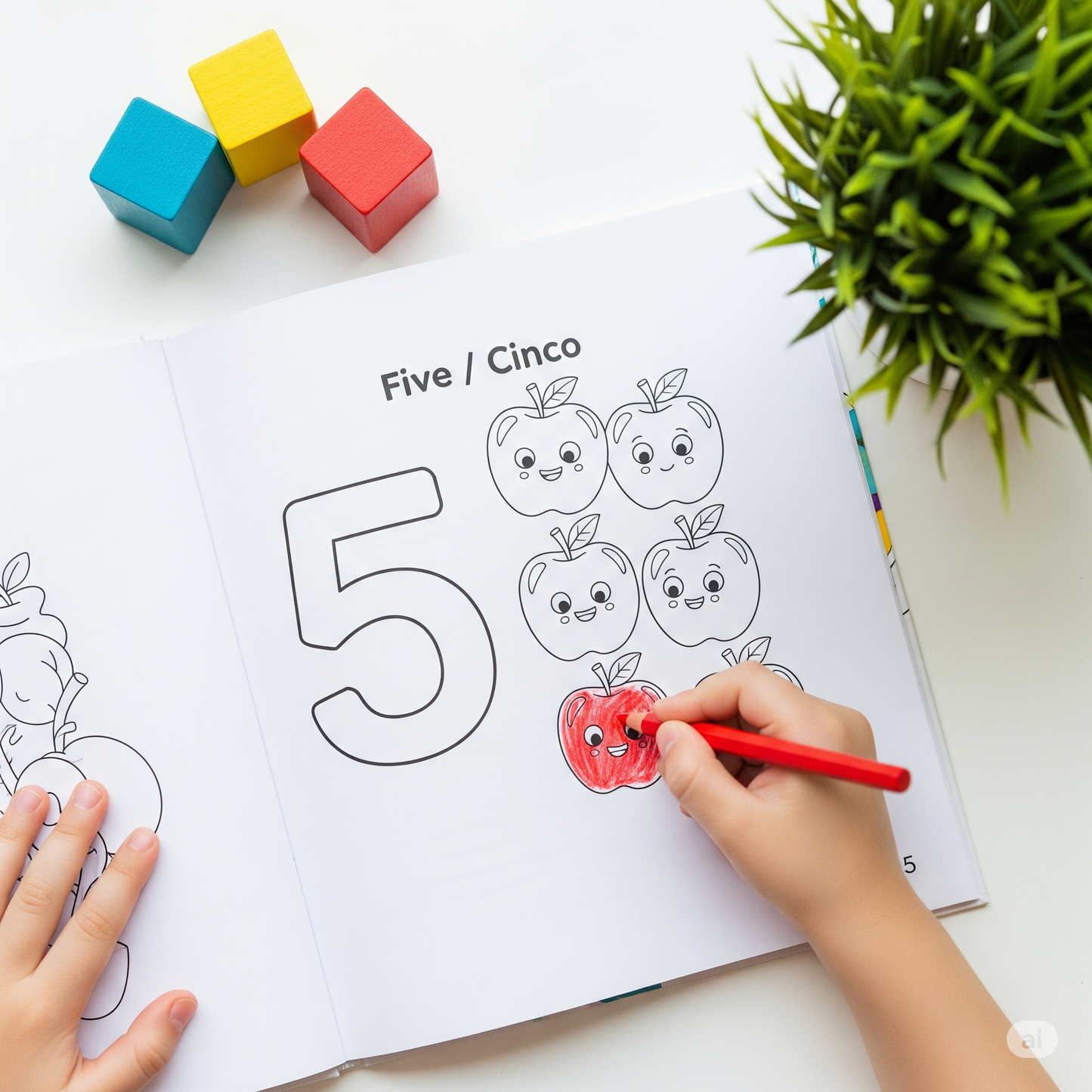 Libro de Colorear Bilingüe para Infancias Inquietas (Español/Inglés)