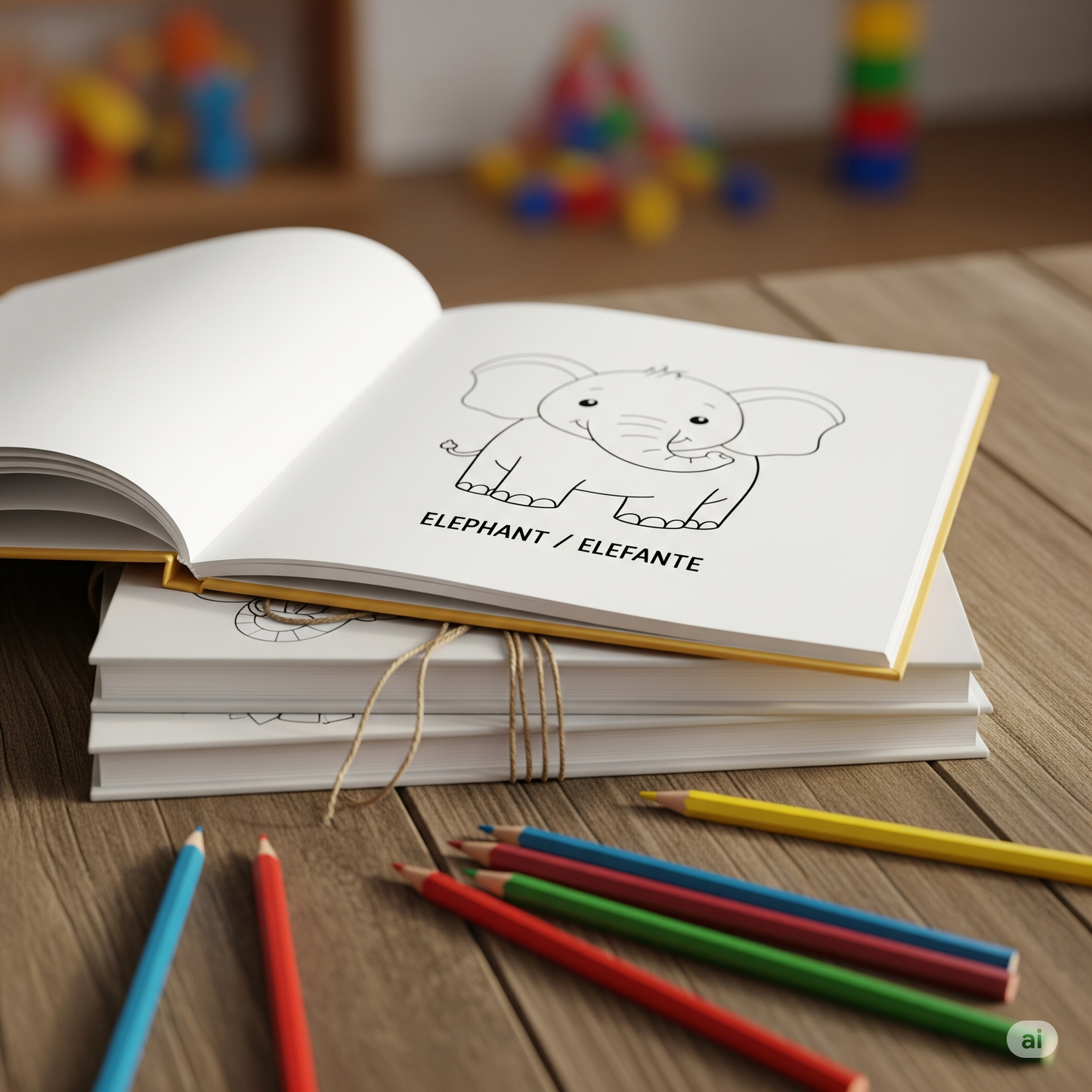 Libro de Colorear Bilingüe para Infancias Inquietas (Español/Inglés)