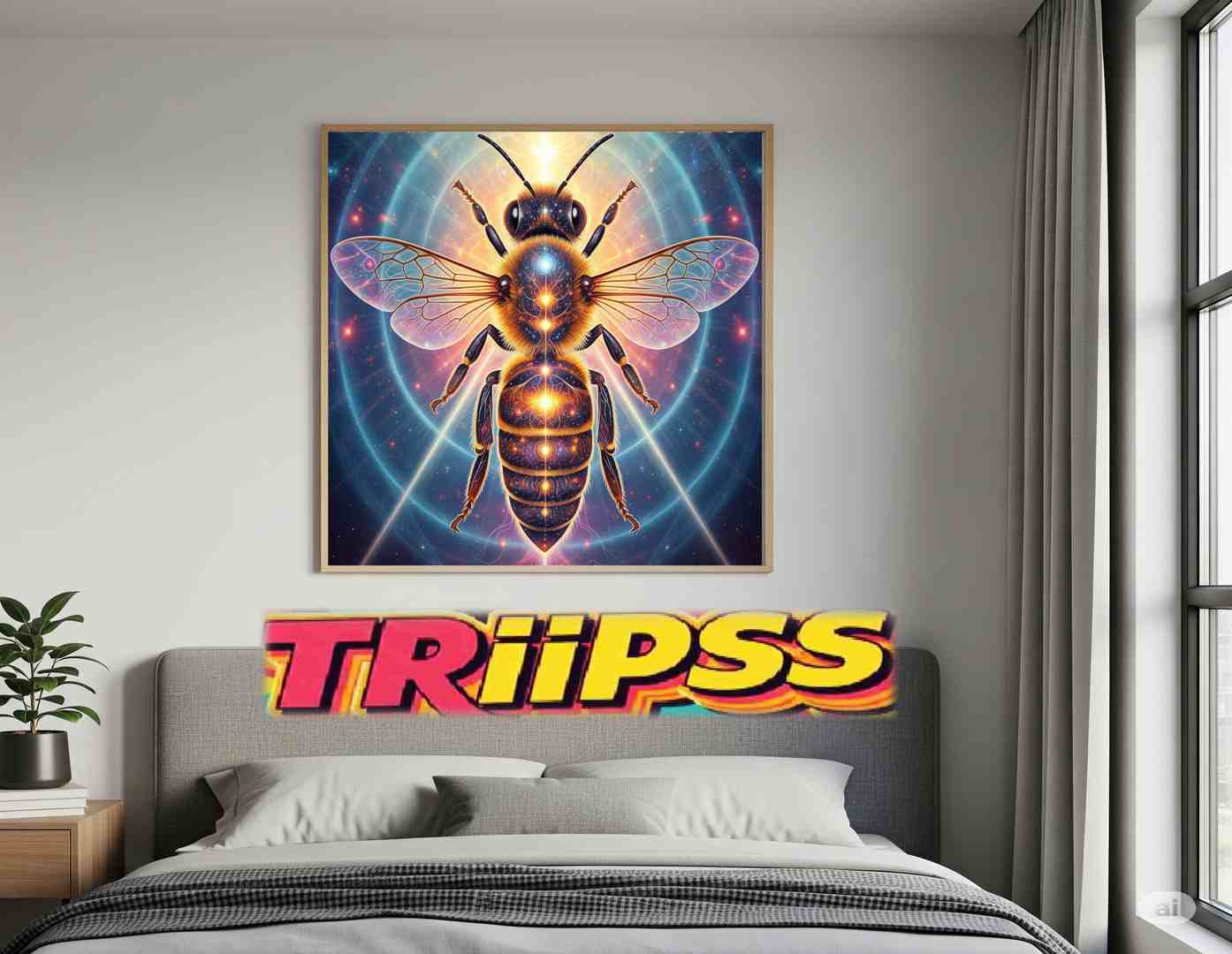 Honey Cosmic Bee : Set de Cuadros Digitales