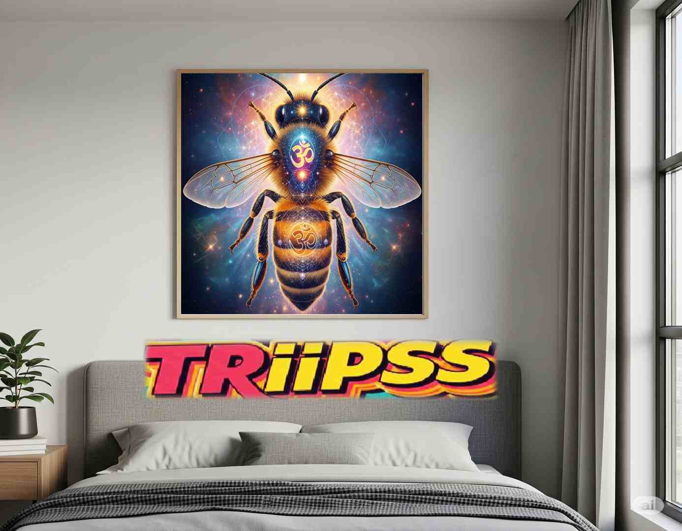 Honey Cosmic Bee : Set de Cuadros Digitales