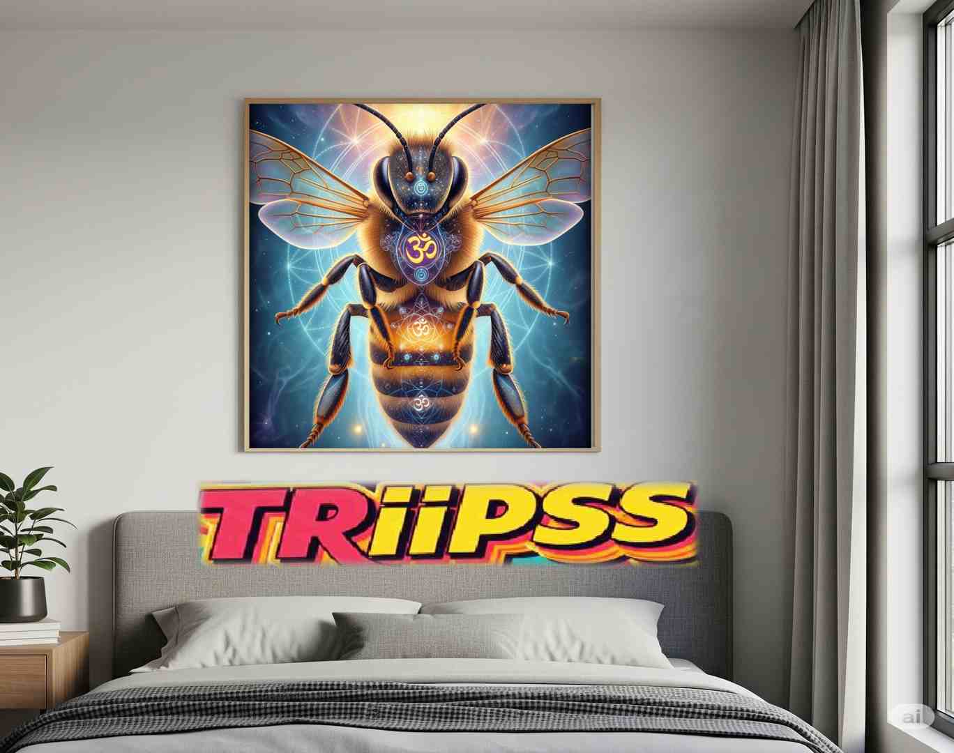 Honey Cosmic Bee : Set de Cuadros Digitales