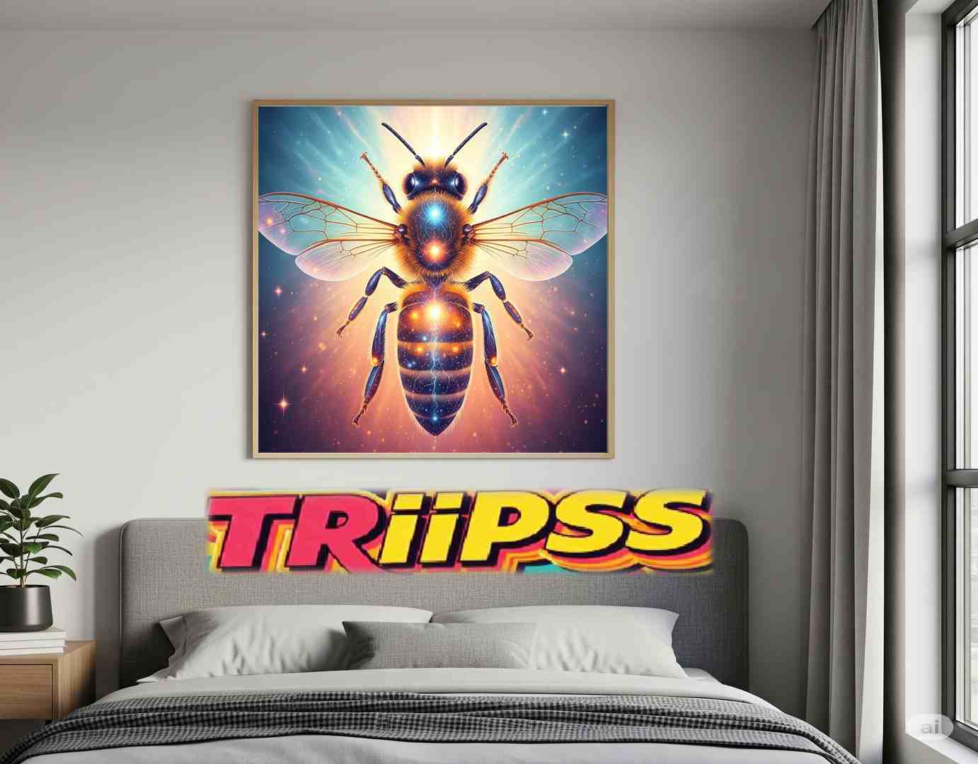 Honey Cosmic Bee : Set de Cuadros Digitales