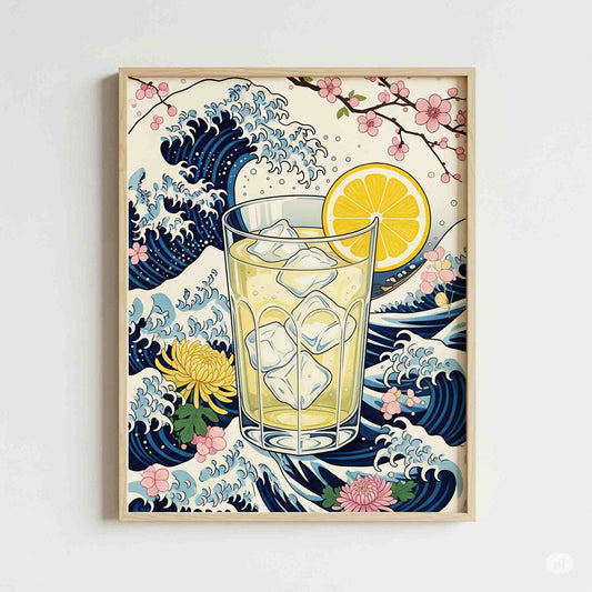 Póster Limonada Fresca - Cuadro Decorativo Imprimible para Cocina