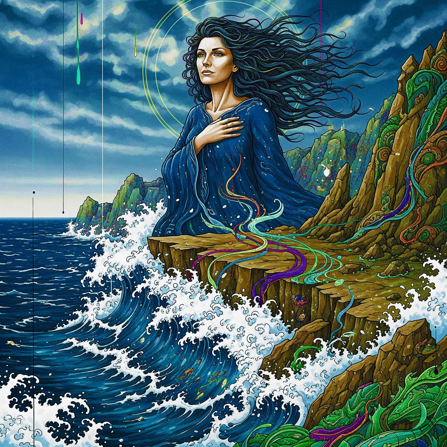 Pack de Ilustraciones Digitales "Oceans" (Enya) x 3 - TRiiPSS