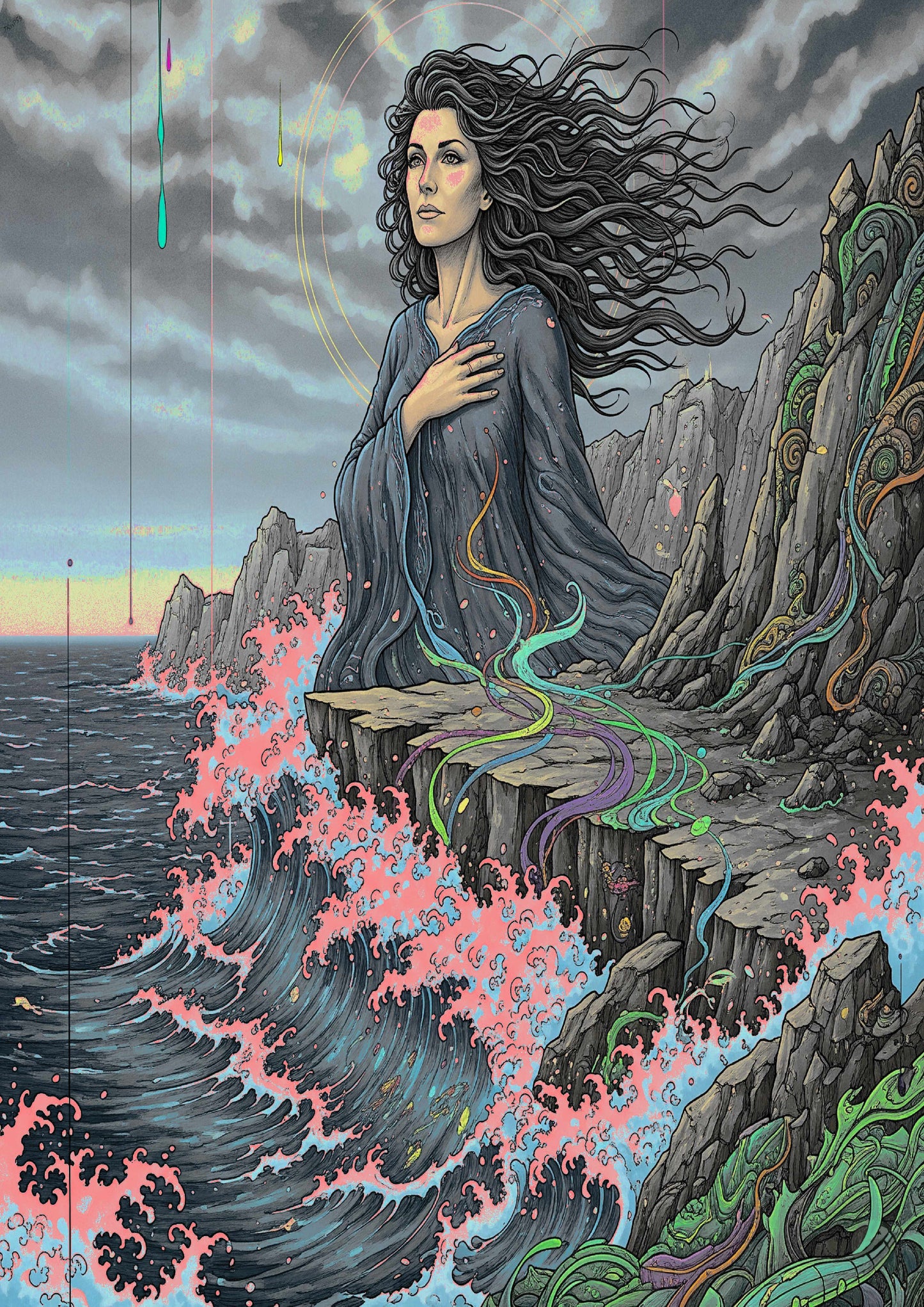 Pack de Ilustraciones Digitales "Oceans" (Enya) x 3 - TRiiPSS