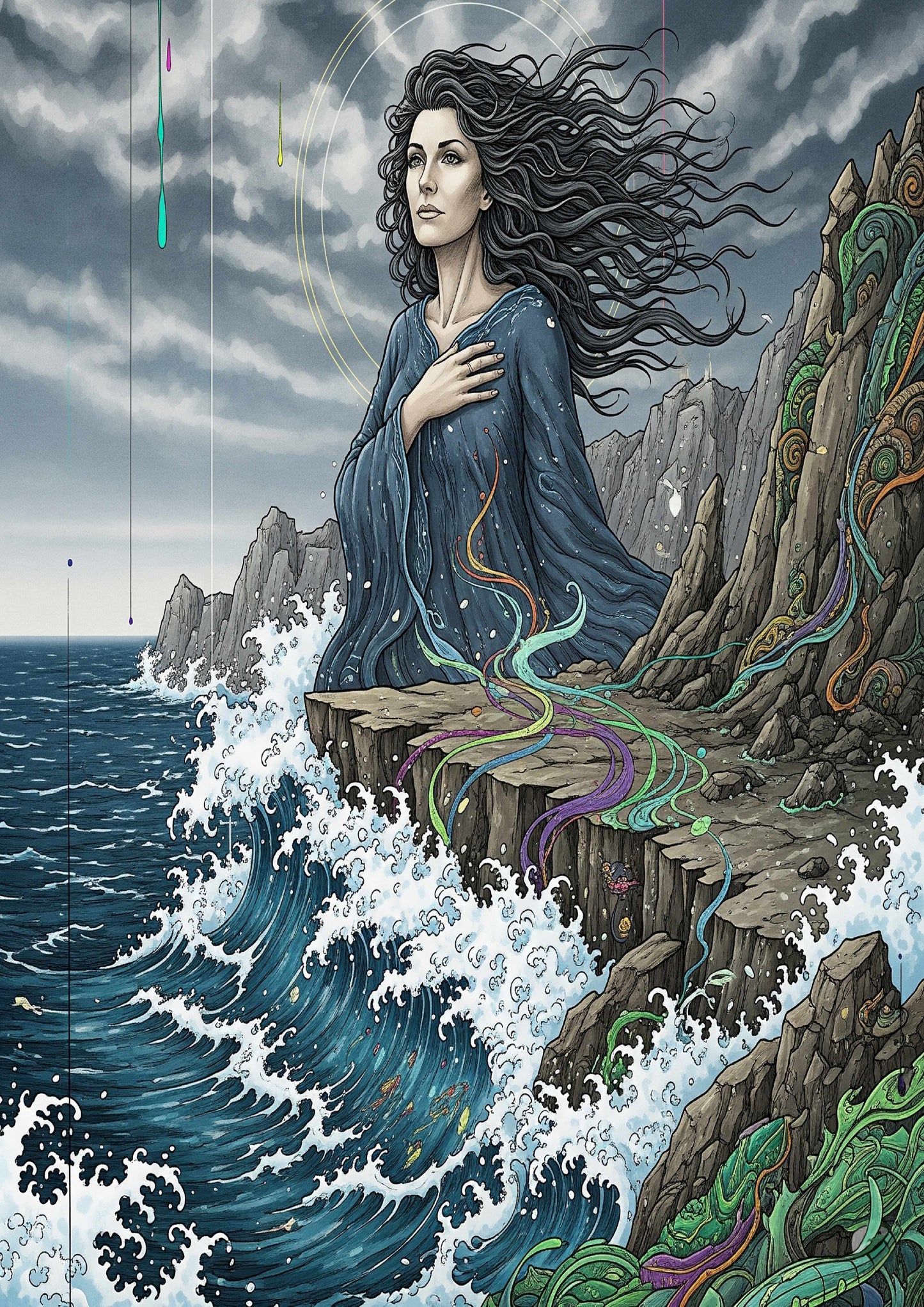Pack de Ilustraciones Digitales "Oceans" (Enya) x 3 - TRiiPSS