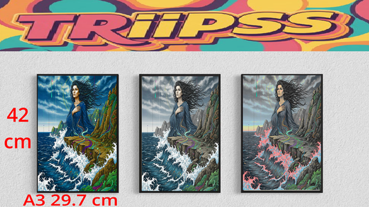 Pack de Ilustraciones Digitales "Oceans" (Enya) x 3 - TRiiPSS