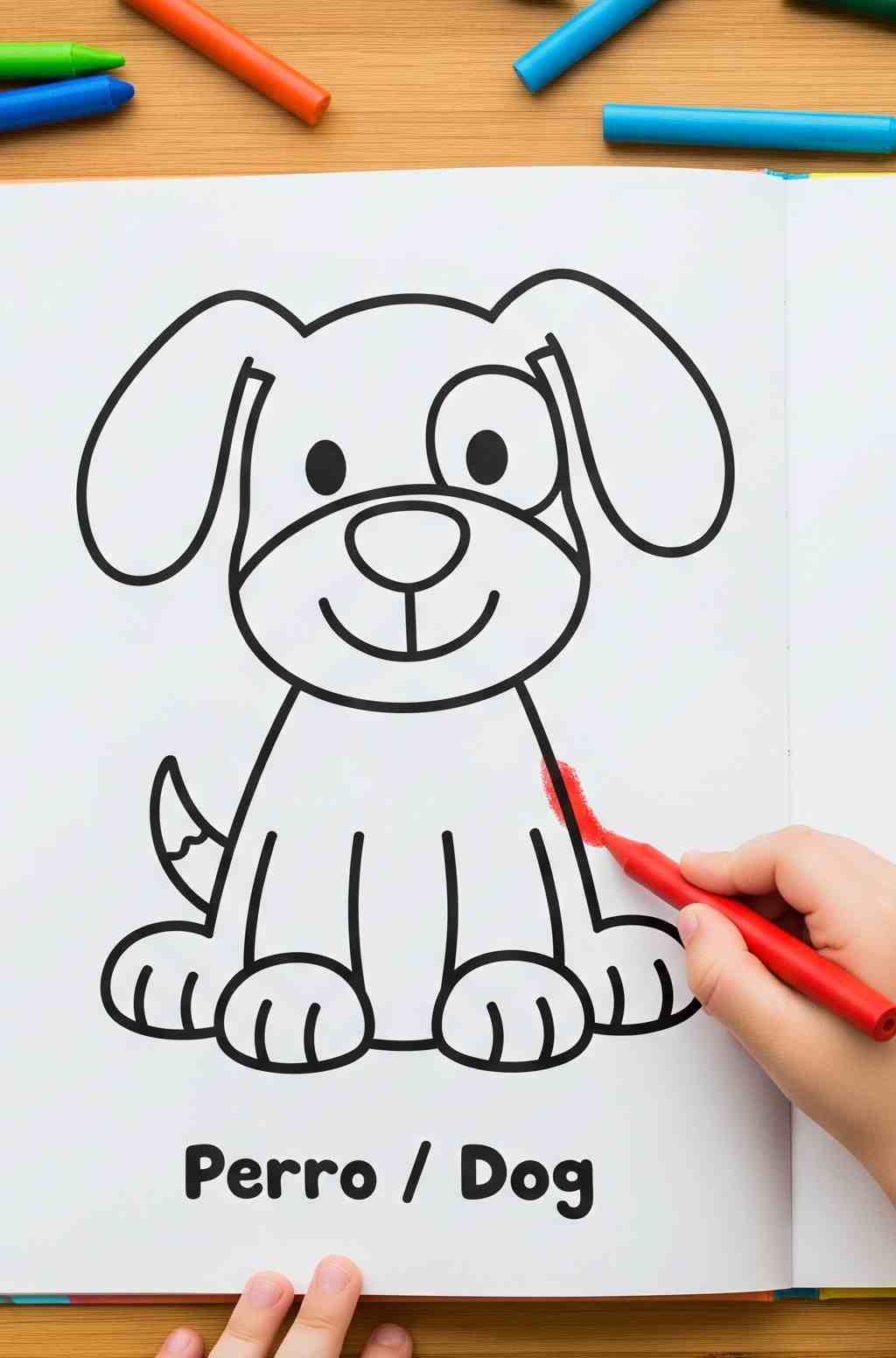 Libro de Colorear Bilingüe para Infancias Inquietas (Español/Inglés)